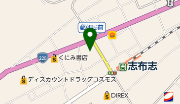 まつ山酒味処の地図画像