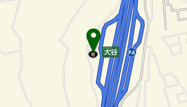 大谷パーキングエリア(下り)スナックコーナーの地図画像