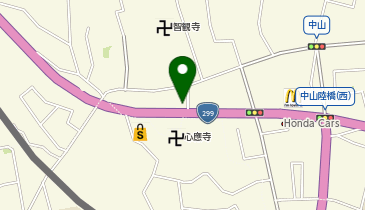 中山茶屋の地図画像