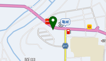 釜あげうどんかっぱの地図画像