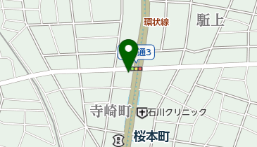 茶香丸源 桜本町店の地図画像