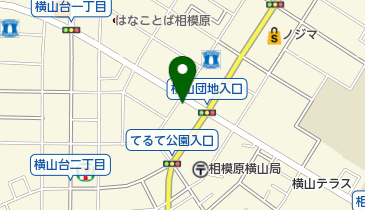 横山台珈琲館の地図画像