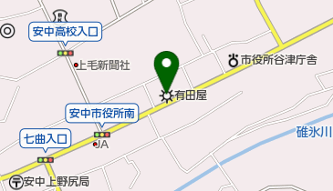 有田屋オフィシャルショップの地図画像