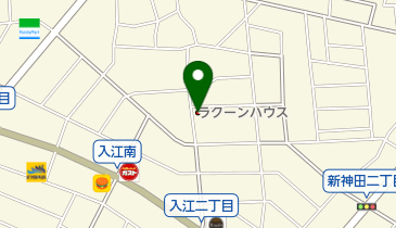 ラクーンハウスの地図画像