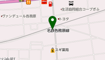 千楽寿司の地図画像
