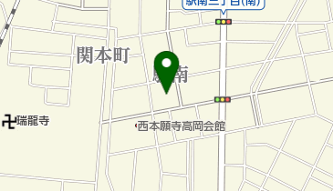 瑞龍寺 門前レストラン やすらぎ庵の地図画像