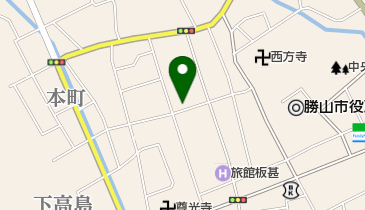 やきとりの名門 秋吉 勝山店の地図画像