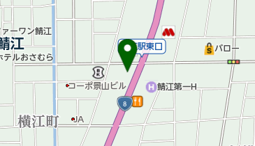 やきとりの名門 秋吉 鯖江店の地図画像
