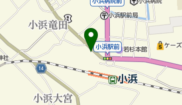 やきとりの名門 秋吉 小浜店の地図画像