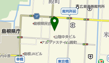 レストラン「彩」の地図画像