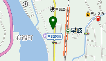 やきとりへのかっぱの地図画像