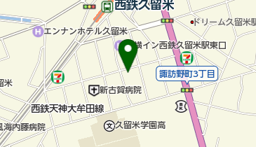 丸秀鮮魚店 久留米店の地図画像
