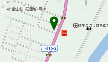 インドカリー アマン 川沿店の地図画像