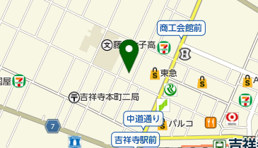 リンツ ショコラ ブティック&カフェ 吉祥寺店の地図画像