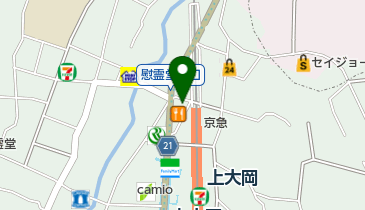 母屋食堂 一炭もんめの地図画像