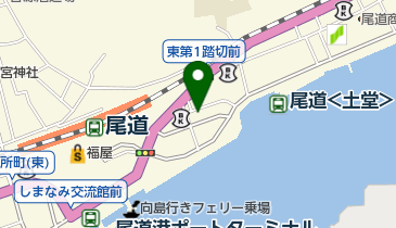 尾道漁家 山源の地図画像