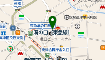 うどん 路じの地図画像