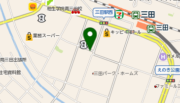 炭火串や KAEDEの地図画像