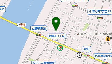 福本食堂の地図画像