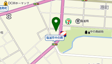 鮨のしおがまの地図画像