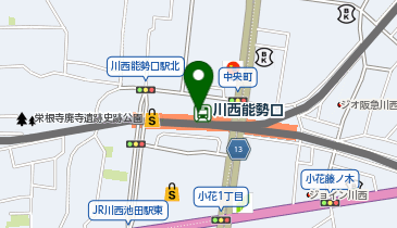 クーズ コンセルボ 川西西口店の地図画像