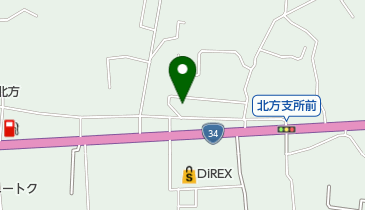 料亭松山の地図画像