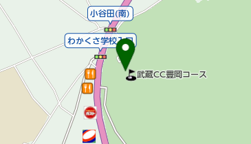 武蔵カントリークラブ 豊岡コースの地図画像