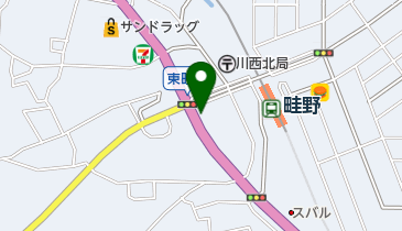 お好み焼き 萬てん家の地図画像