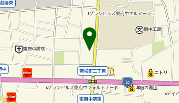 府中蕎麦 萬蔵庵の地図画像