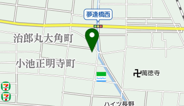 長城飯店 稲沢店の地図画像