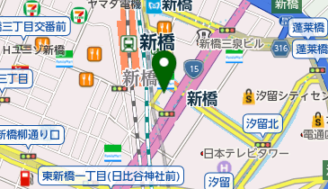 喫茶室ルノアール 新橋汐留口駅前店の地図画像