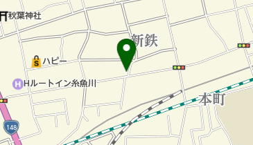 若竹食堂の地図画像