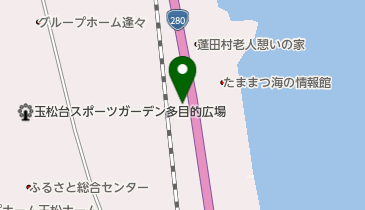 玉松観光食堂の地図画像