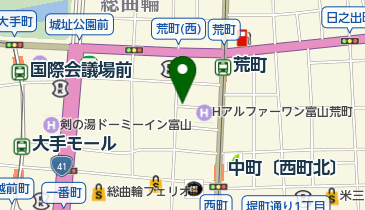 会乃風 総曲輪本店の地図画像