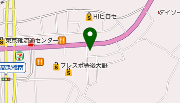 黒豚レストラン 六白の地図画像