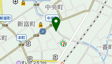 水月亭の地図画像