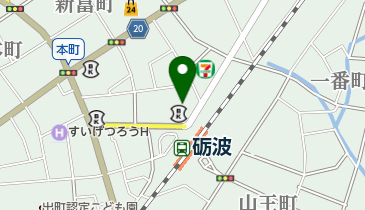 明月舘の地図画像