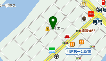 もんじゃまんまるの地図画像