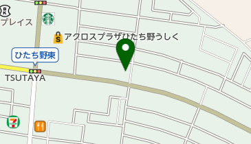 そば屋牛久安曇野の地図画像