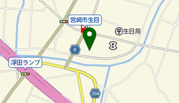 生目屋の地図画像