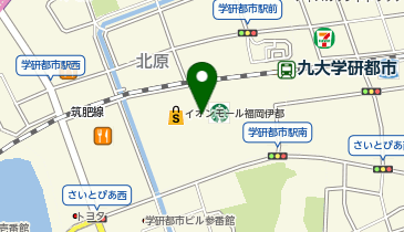 和ダイニング 佳楽 イオンモール福岡伊都店の地図画像