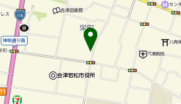 笑楽食酒ほっぺの地図画像