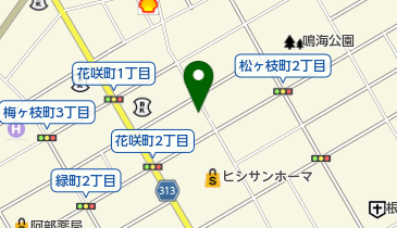 にのみやラーメンの地図画像