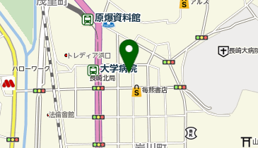 創作京料理 楽味の地図画像