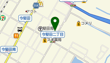喫茶万亀の地図画像