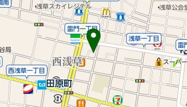 大衆鳥酒場鳥椿 雷門一丁目店の地図画像