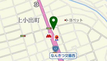 新盛楼 上小出支店の地図画像