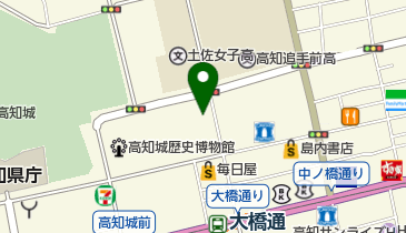 はちきん食堂の地図画像
