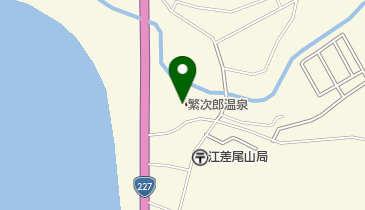 繁次郎温泉レストランの地図画像