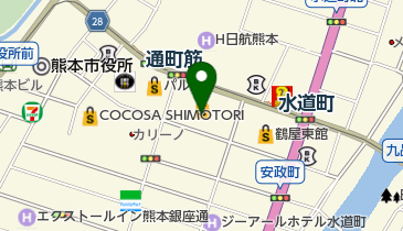 ファミリーレストラン ボンシェールの地図画像